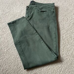 Women’s Just Black Green Jeans